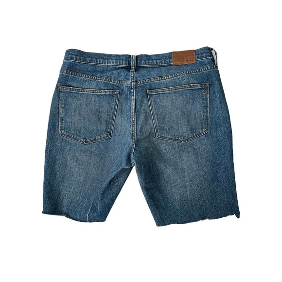 MADEWELL Womens Shorts The SLIM BOYJEAN Denim Cutoff Jeans Medium Wash Size 30 - Picture 3 of 5